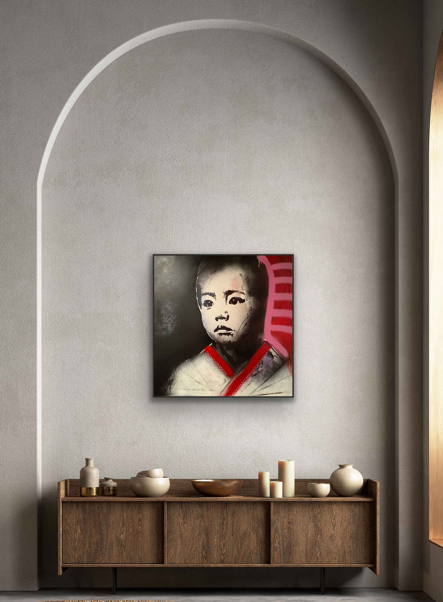 The Japanese Boy - Original Painting on Canvas