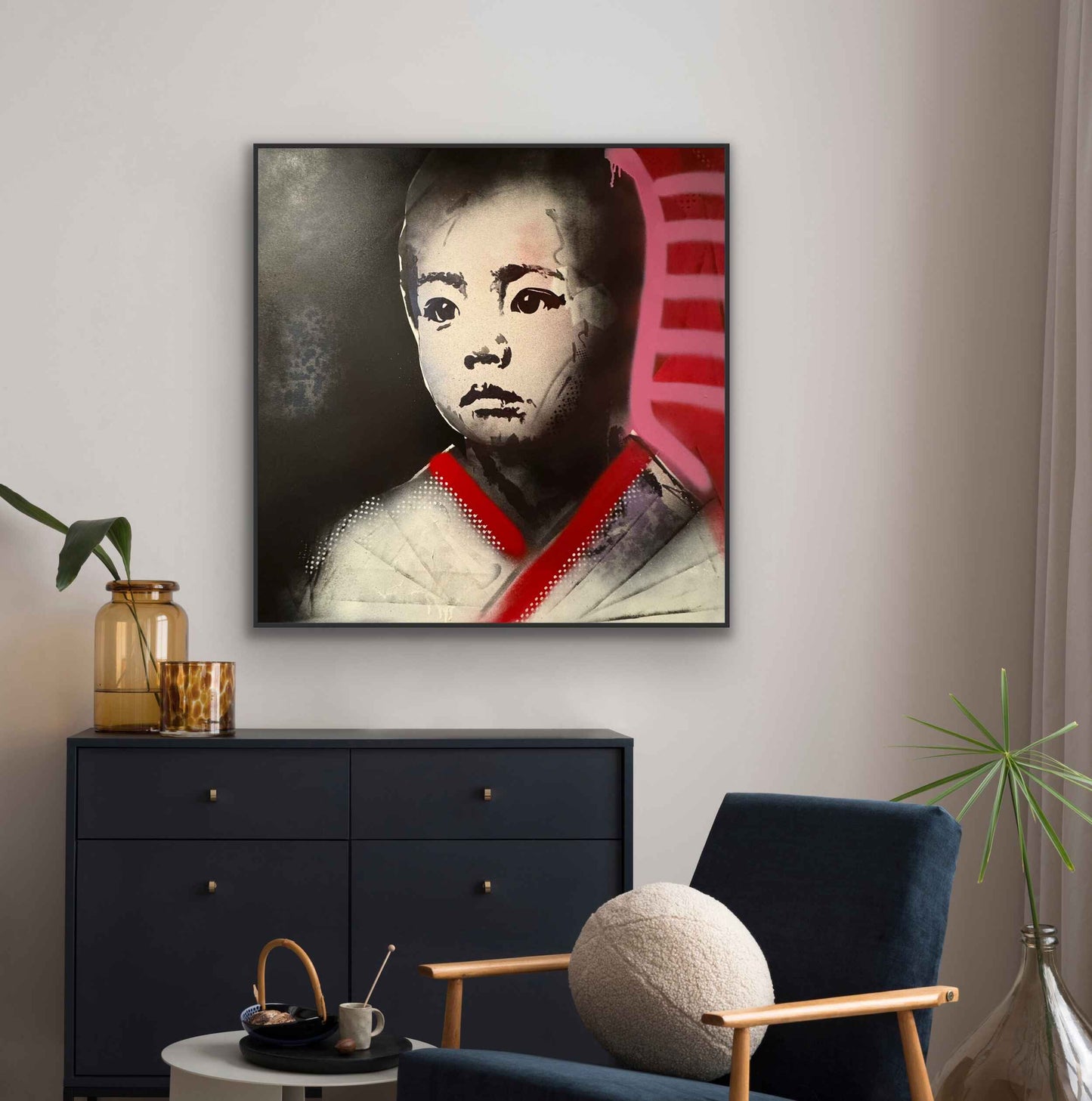 The Japanese Boy - Original Painting on Canvas
