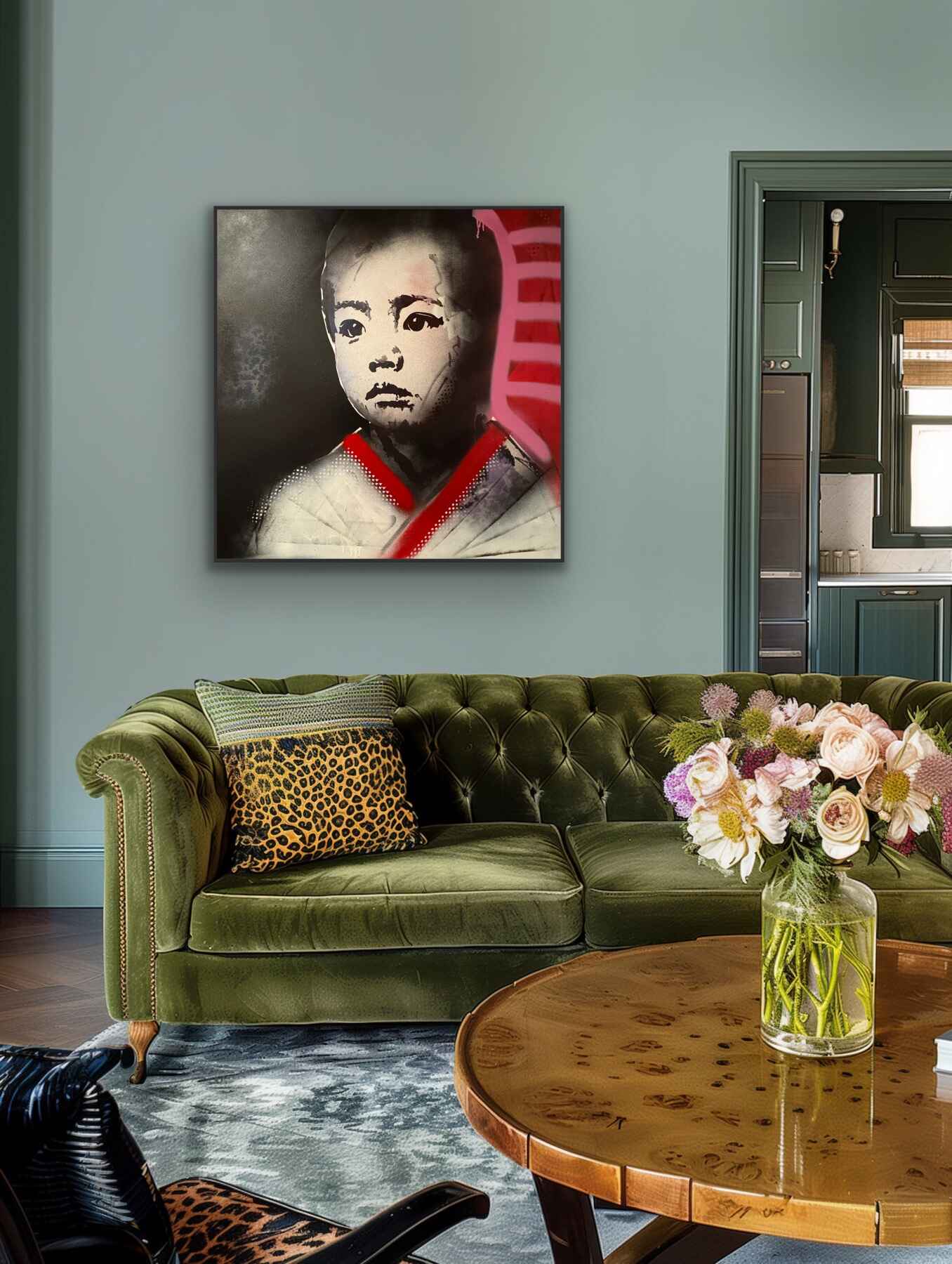 The Japanese Boy - Original Painting on Canvas