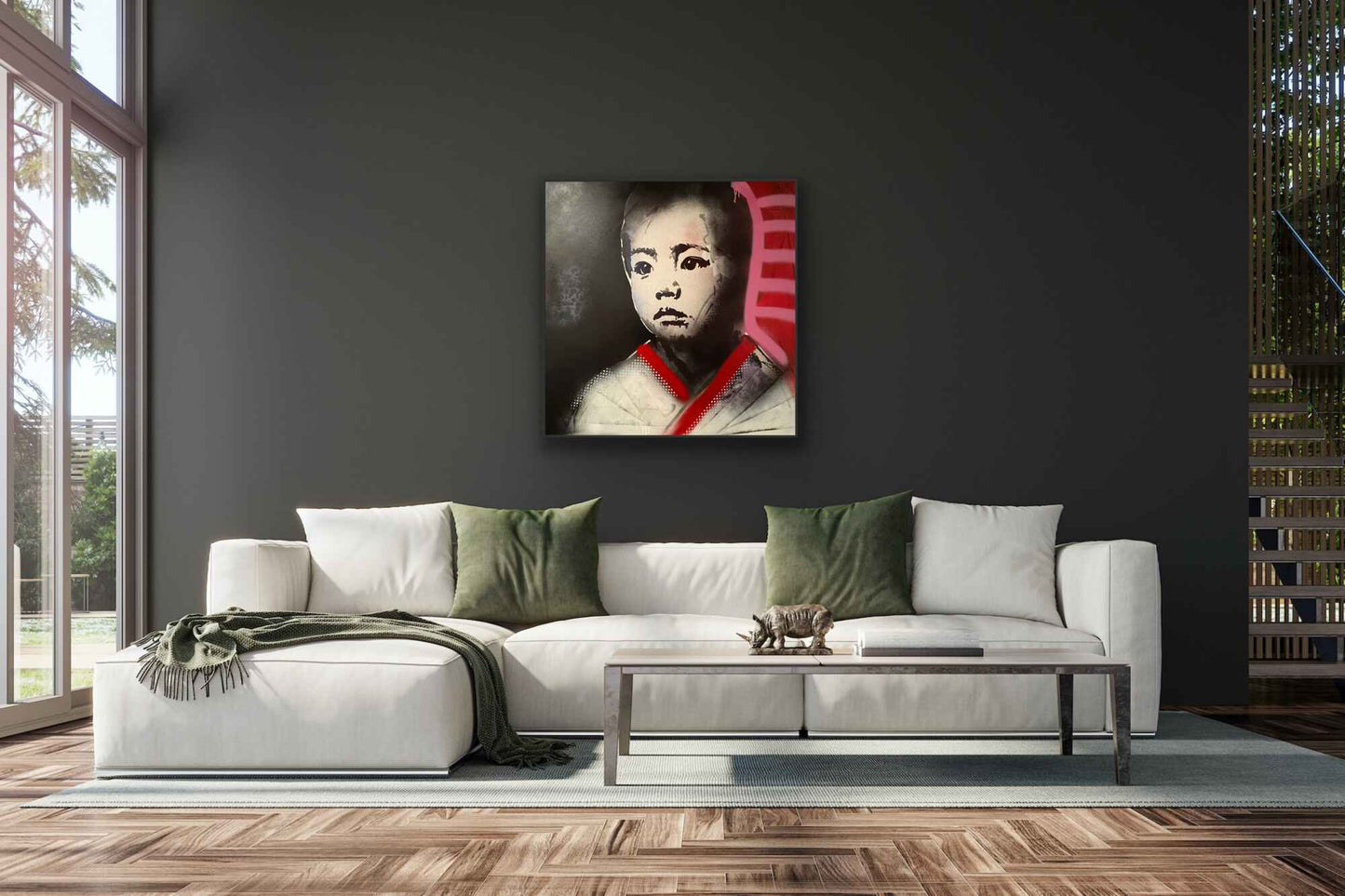 The Japanese Boy - Original Painting on Canvas