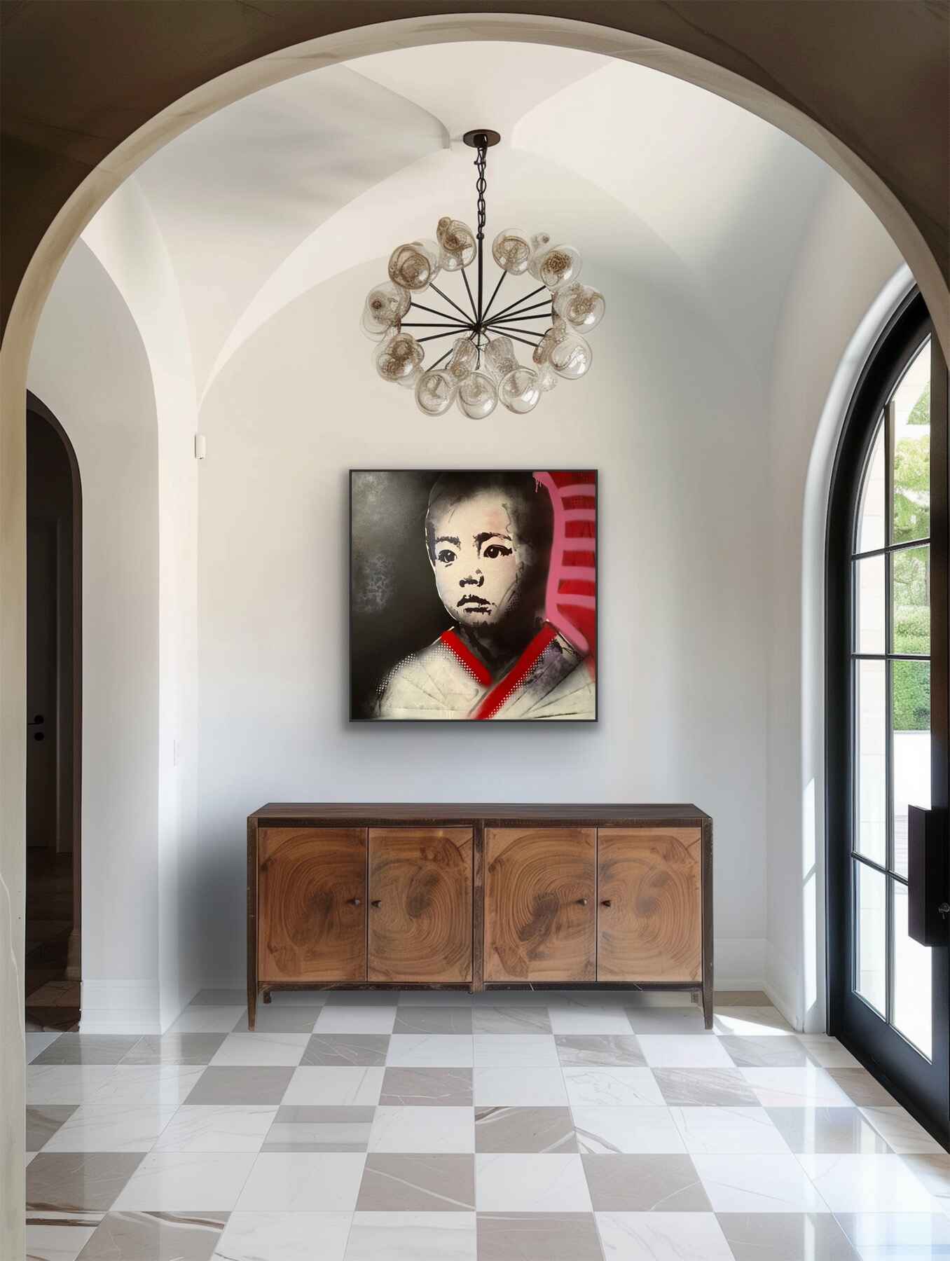 The Japanese Boy - Original Painting on Canvas