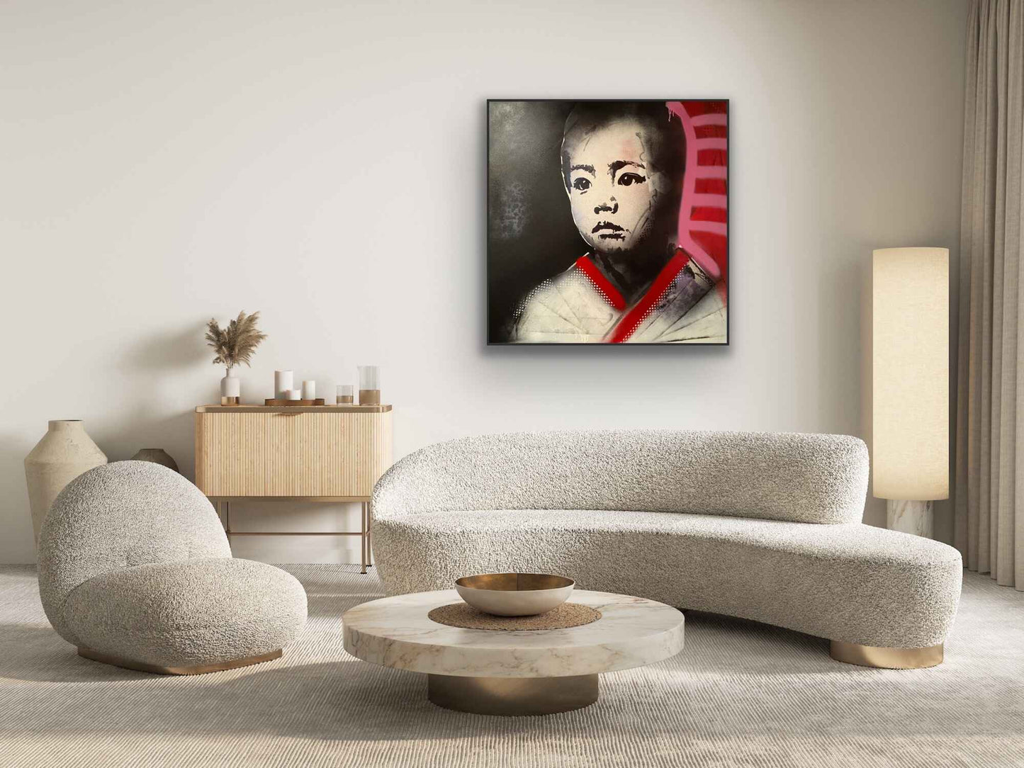 The Japanese Boy - Original Painting on Canvas