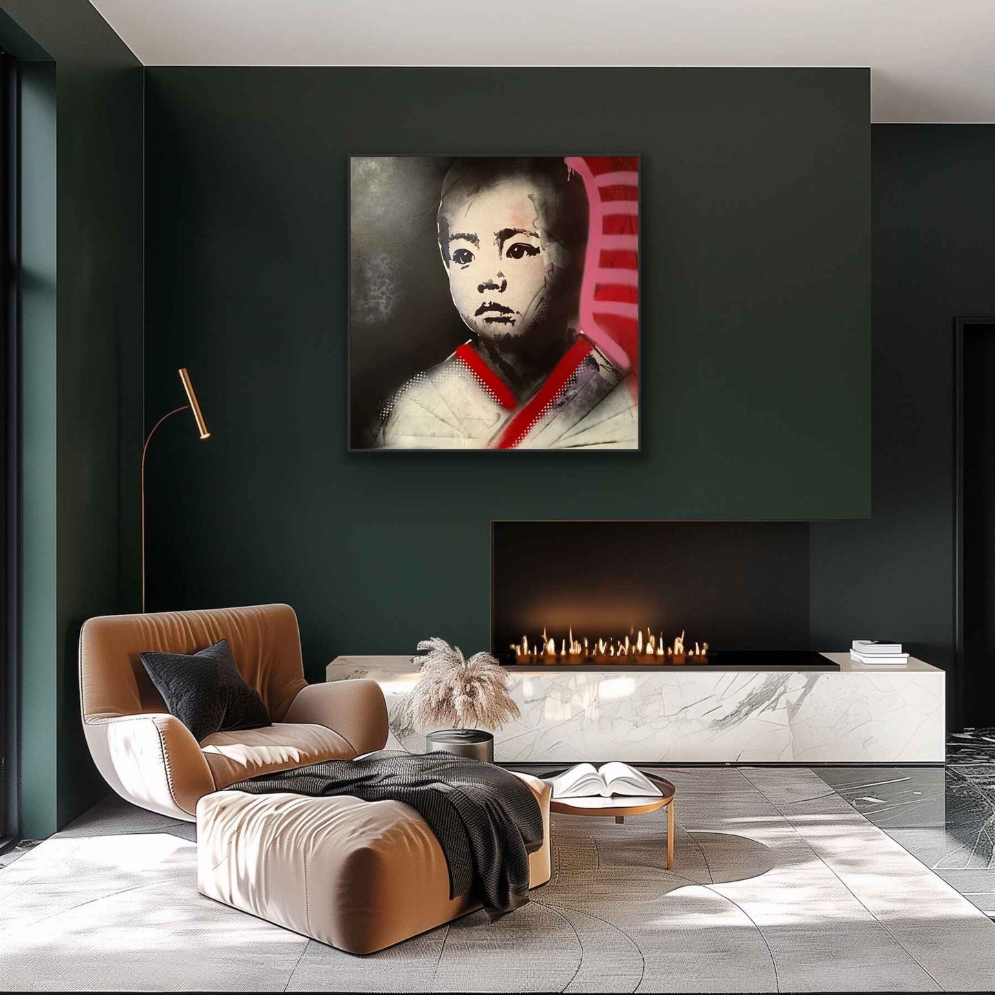 The Japanese Boy - Original Painting on Canvas