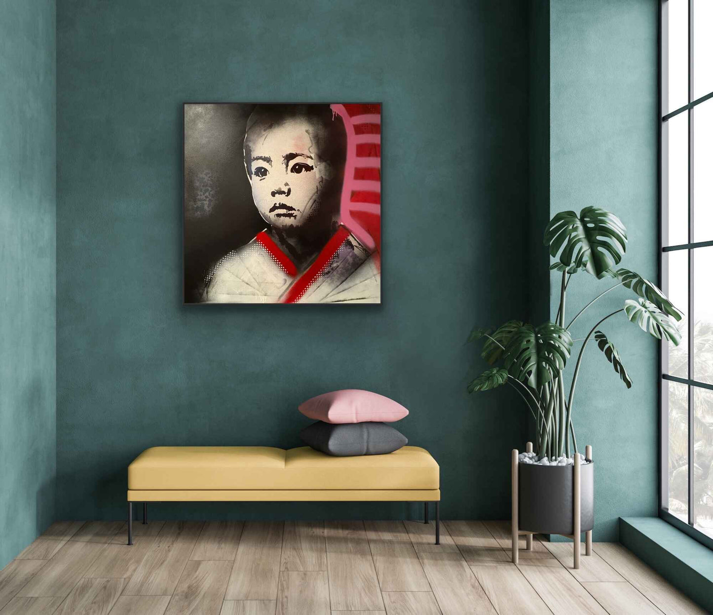 The Japanese Boy - Original Painting on Canvas