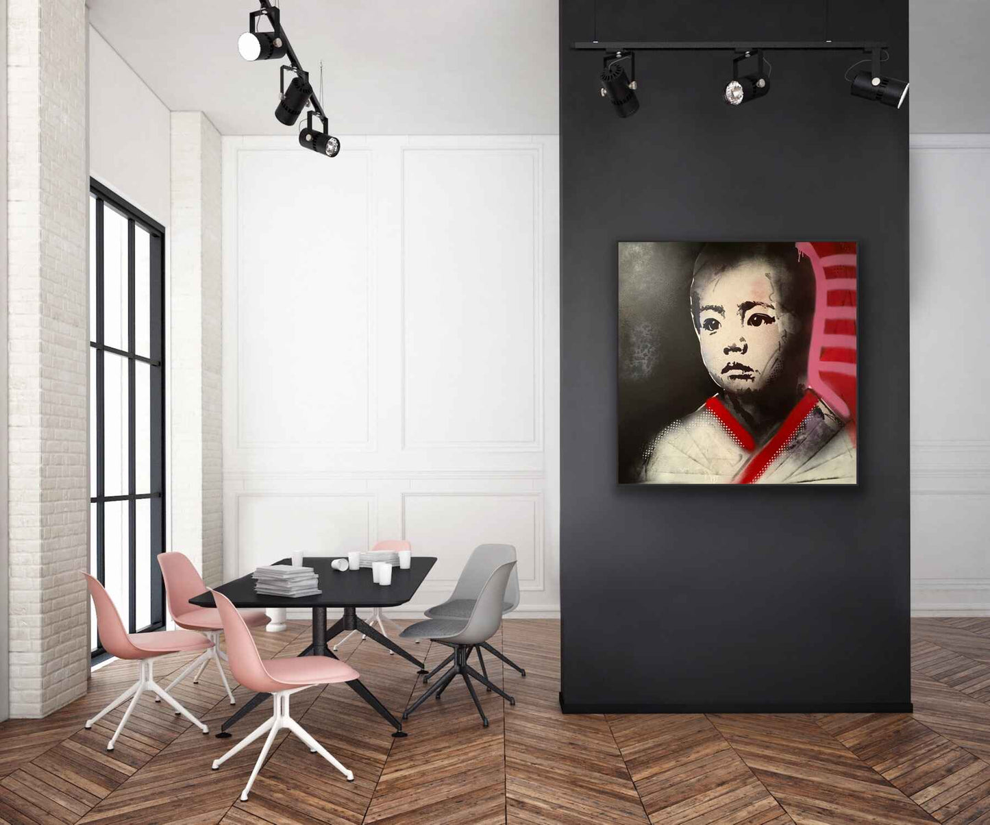 The Japanese Boy - Original Painting on Canvas