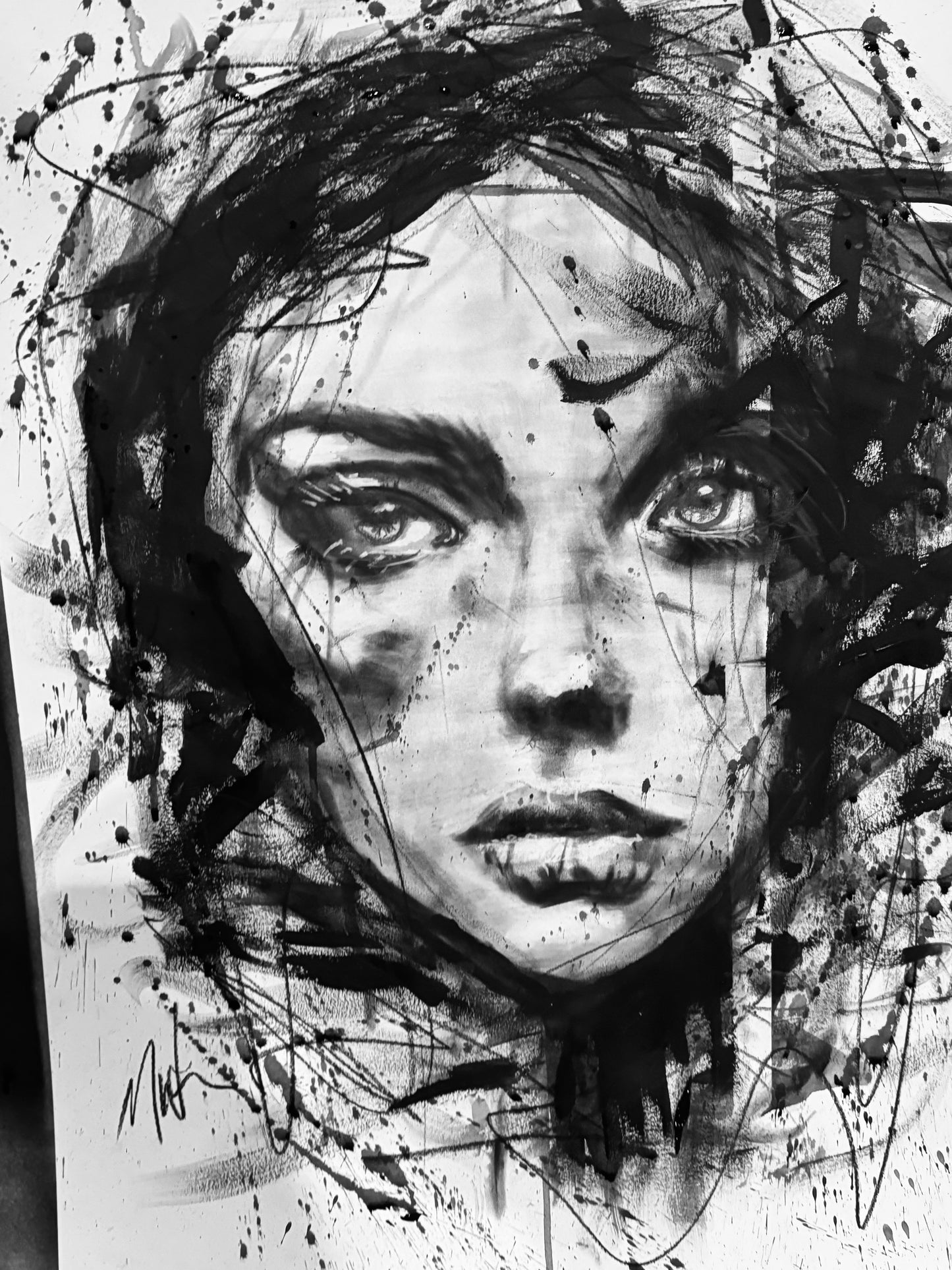 Esme - Original Charcoal Drawing on Paper