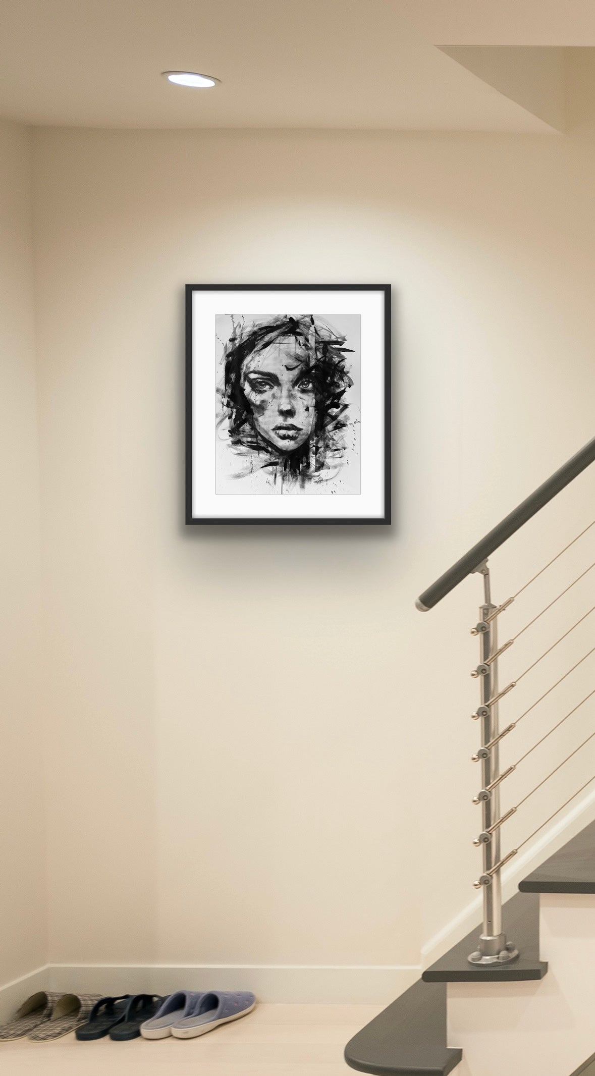 Esme - Original Charcoal Drawing on Paper