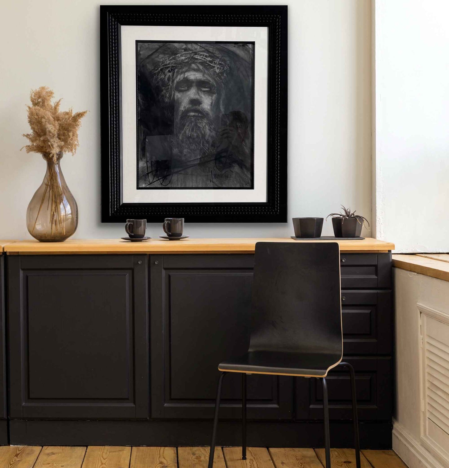 The Passion - Original Charcoal Drawing on Paper