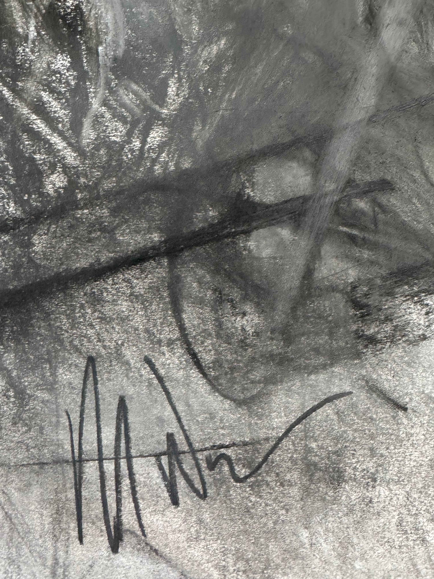 The Passion - Original Charcoal Drawing for Sale_9